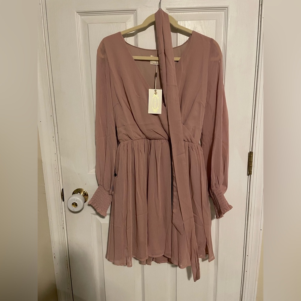 Joyfolie Dusty Pink Dress NWT